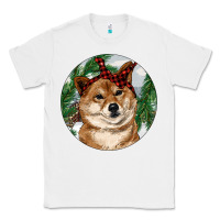 White Shiba Inu Christmas Classic Tee - RanaPortraitStore