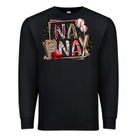 Black nana baseball Premium Sweatshirt - RacoonDesign
