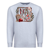 Heather Grey nana baseball Premium Sweatshirt - RacoonDesign