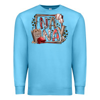 Ocean Blue nana baseball Premium Sweatshirt - RacoonDesign