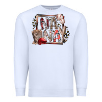 White nana baseball Premium Sweatshirt - RacoonDesign