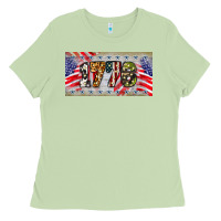 Matcha 1776 4th of july license plate Ladies Tee - BarkalooDesign