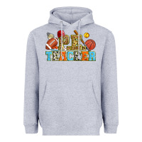 Heather Grey p.e. teacher Heavyweight Hoodie - Zillion Design Studio