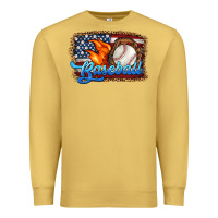 Antique Gold western american flag baseball Premium Sweatshirt - HRA Design Shop