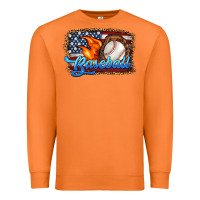 Carrot western american flag baseball Premium Sweatshirt - HRA Design Shop