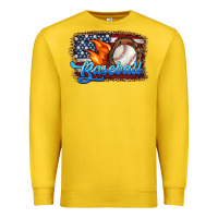 Lemon western american flag baseball Premium Sweatshirt - HRA Design Shop