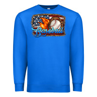True Royal western american flag baseball Premium Sweatshirt - HRA Design Shop