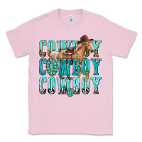 Bubblegum Pink cowboy cowboy cowboy Classic Tee - texasbilliewilder