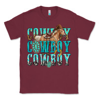 Burgundy cowboy cowboy cowboy Classic Tee - texasbilliewilder