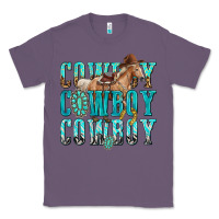 Lavender cowboy cowboy cowboy Classic Tee - texasbilliewilder