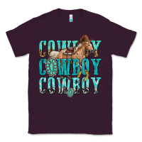 Plum cowboy cowboy cowboy Classic Tee - texasbilliewilder