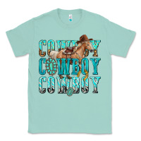 Seafoam cowboy cowboy cowboy Classic Tee - texasbilliewilder