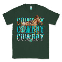 Sports Green cowboy cowboy cowboy Classic Tee - texasbilliewilder