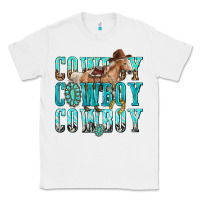 White cowboy cowboy cowboy Classic Tee - texasbilliewilder