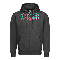 Charcoal Heather doctor Zipper Hoodie - texasbilliewilder