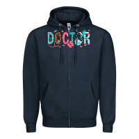Navy doctor Zipper Hoodie - texasbilliewilder