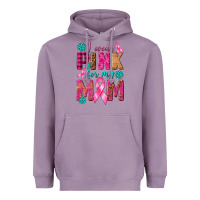 Lavender I Wear Pink For My Mom with Butterfly Heavyweight Hoodie - texasbilliewilder