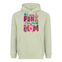 Matcha I Wear Pink For My Mom with Butterfly Heavyweight Hoodie - texasbilliewilder