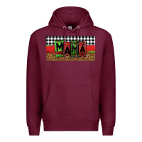 Burgundy mama Christmas Premium Hoodie - Jasminsmagicworld