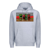 Heather Grey mama Christmas Premium Hoodie - Jasminsmagicworld