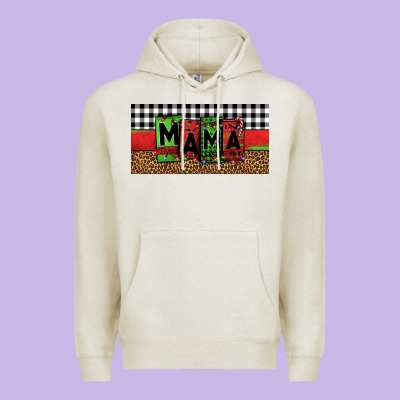Mama Christmas Premium Hoodie Designed By Jasminsmagicworld