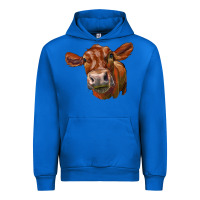 Cobalt red angus face Urban Hoodie - LillyAllenDesigns