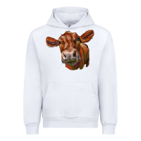 White red angus face Urban Hoodie - LillyAllenDesigns