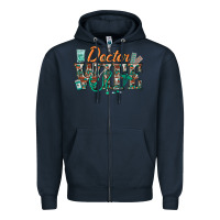 Navy doctor wife Zipper Hoodie - texasbilliewilder