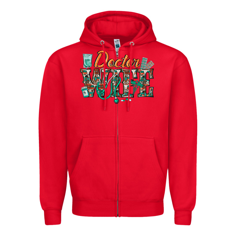 Doctor Wife Zipper Hoodie by texasbilliewilder | Teevron
