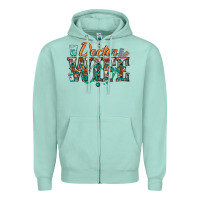 Seafoam doctor wife Zipper Hoodie - texasbilliewilder