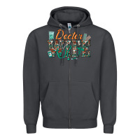 Smoke doctor wife Zipper Hoodie - texasbilliewilder
