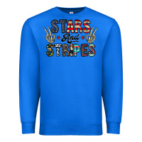 True Royal stars and stripes Premium Sweatshirt - CowhideDigitalArt