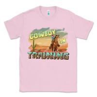Bubblegum Pink cowboy in training Classic Tee - texasbilliewilder