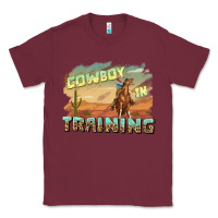 Burgundy cowboy in training Classic Tee - texasbilliewilder