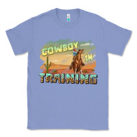 Colony Blue cowboy in training Classic Tee - texasbilliewilder