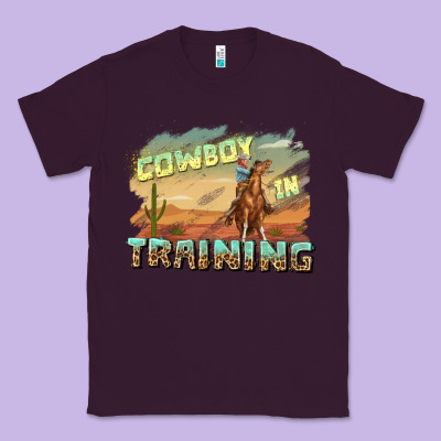 Classic Tee cowboy in training