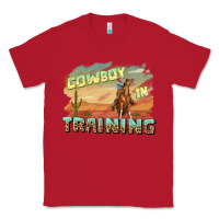 Red cowboy in training Classic Tee - texasbilliewilder