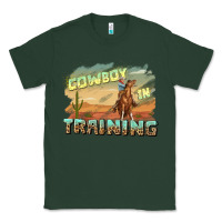 Sports Green cowboy in training Classic Tee - texasbilliewilder