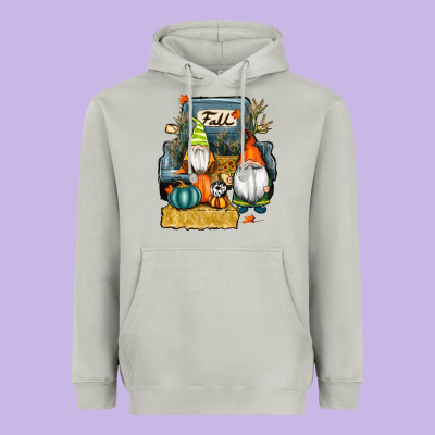 Farm Truck Autumn Gnomes Heavyweight Hoodie Designed By Ranaportraitstore