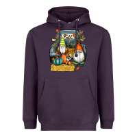 Plum farm truck autumn gnomes Heavyweight Hoodie - RanaPortraitStore