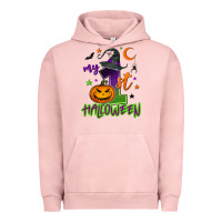 Pigment Salmon My first Halloween Urban Hoodie - NancyCooperArtShop
