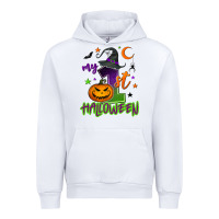 White My first Halloween Urban Hoodie - NancyCooperArtShop