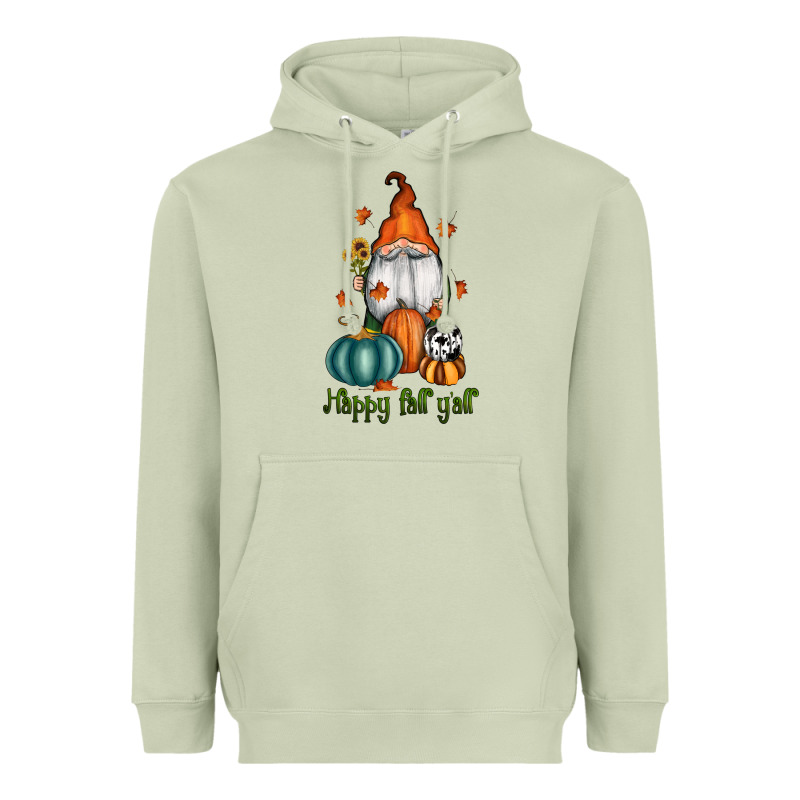 Happy Fall Y'all Gnome Heavyweight Hoodie by RanaPortraitStore | Teevron