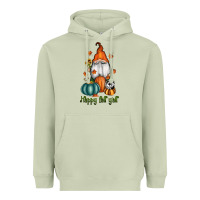 Matcha happy fall y'all gnome Heavyweight Hoodie - RanaPortraitStore
