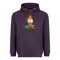 Plum happy fall y'all gnome Heavyweight Hoodie - RanaPortraitStore