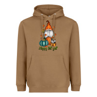 Toasted Coconut happy fall y'all gnome Heavyweight Hoodie - RanaPortraitStore