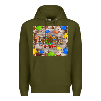 Army Green autism mom Premium Hoodie - BarkalooDesign