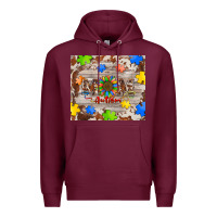 Burgundy autism mom Premium Hoodie - BarkalooDesign