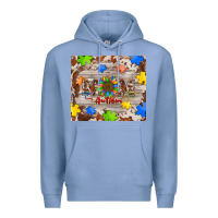 Colony Blue autism mom Premium Hoodie - BarkalooDesign