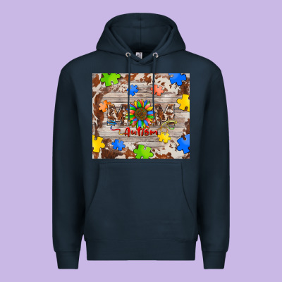 Autism Mom Premium Hoodie Designed By Barkaloodesign
